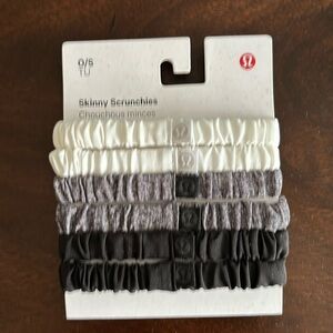 Brand new lululemon skinny scrunchies